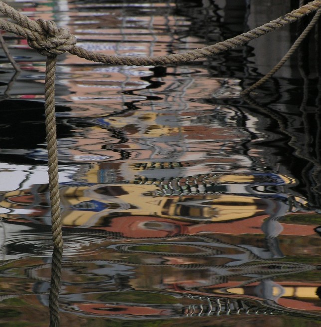Riflessi - il Canale dello Stagno, Ostia